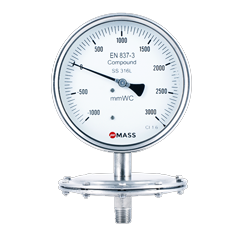SDS Low Pressure Diaphragm Pressure Gauges