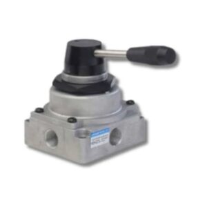 4/3-Way Rotary Hand Lever Operated Valve